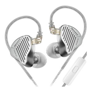Навушники KZ PR1 HiFi з мікрофоном silver купити Україна