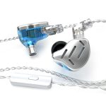 Навушники KZ ZAX з мікрофоном silver купити Україна