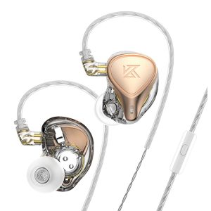 Навушники KZ ZEX Pro з мікрофоном gold купити Україна