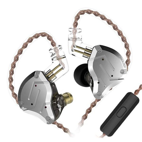 Навушники KZ ZS10 Pro з мікрофоном black купити Україна