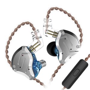 Навушники KZ ZS10 Pro з мікрофоном blue купити Україна