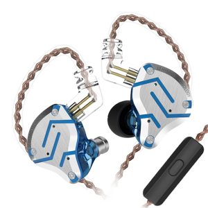 Навушники KZ ZS10 Pro з мікрофоном glare blue купити Україна