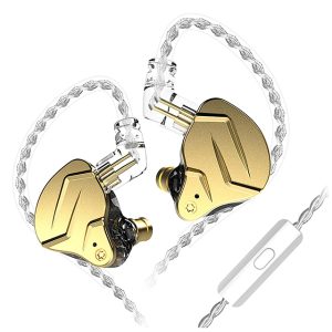 Навушники KZ ZSN Pro X з мікрофоном gold купити Україна